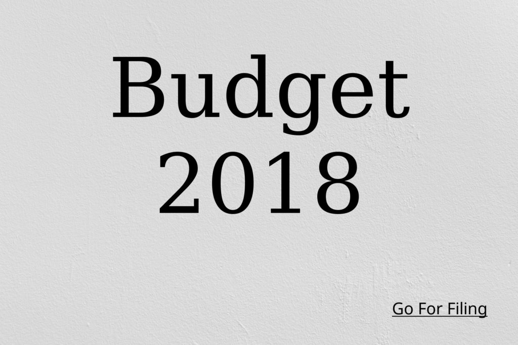 Budget 2018