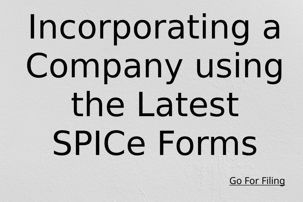 Incorporation of Companies