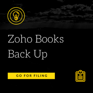 Zoho Books Back Up