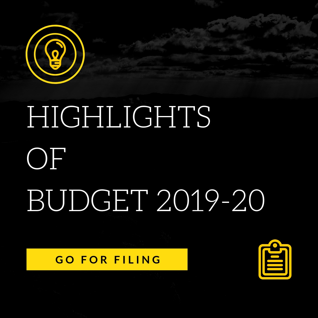 Highlights of Budget 2019-20