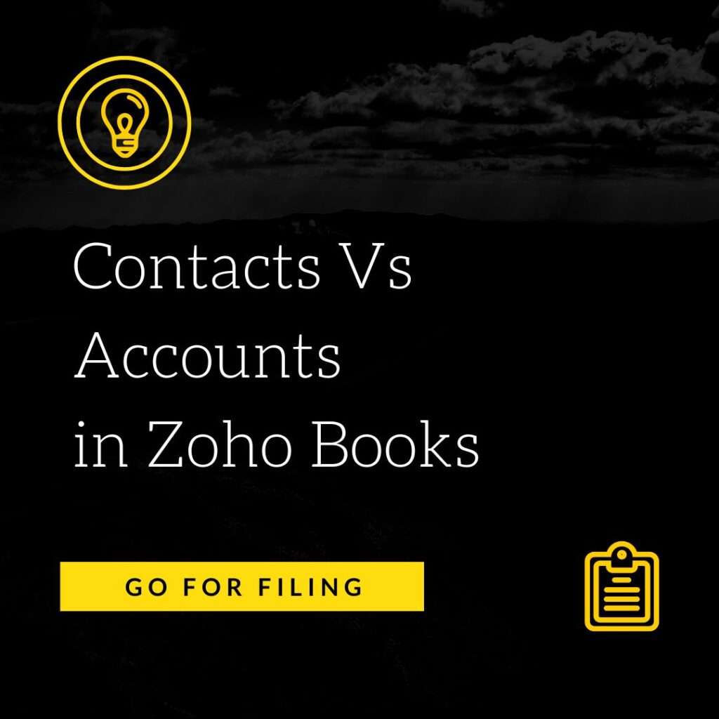 Contacts Vs Accounts