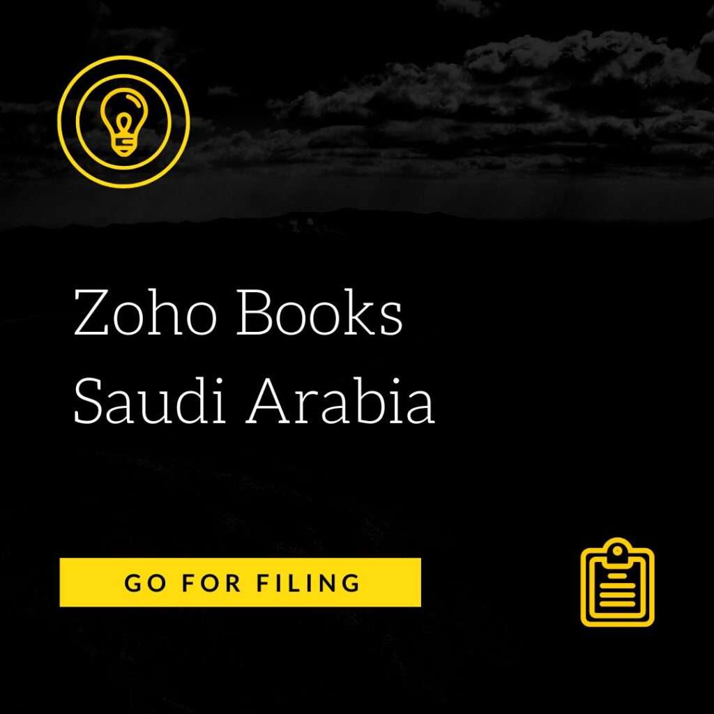 Zoho Books Saudi Arabia
