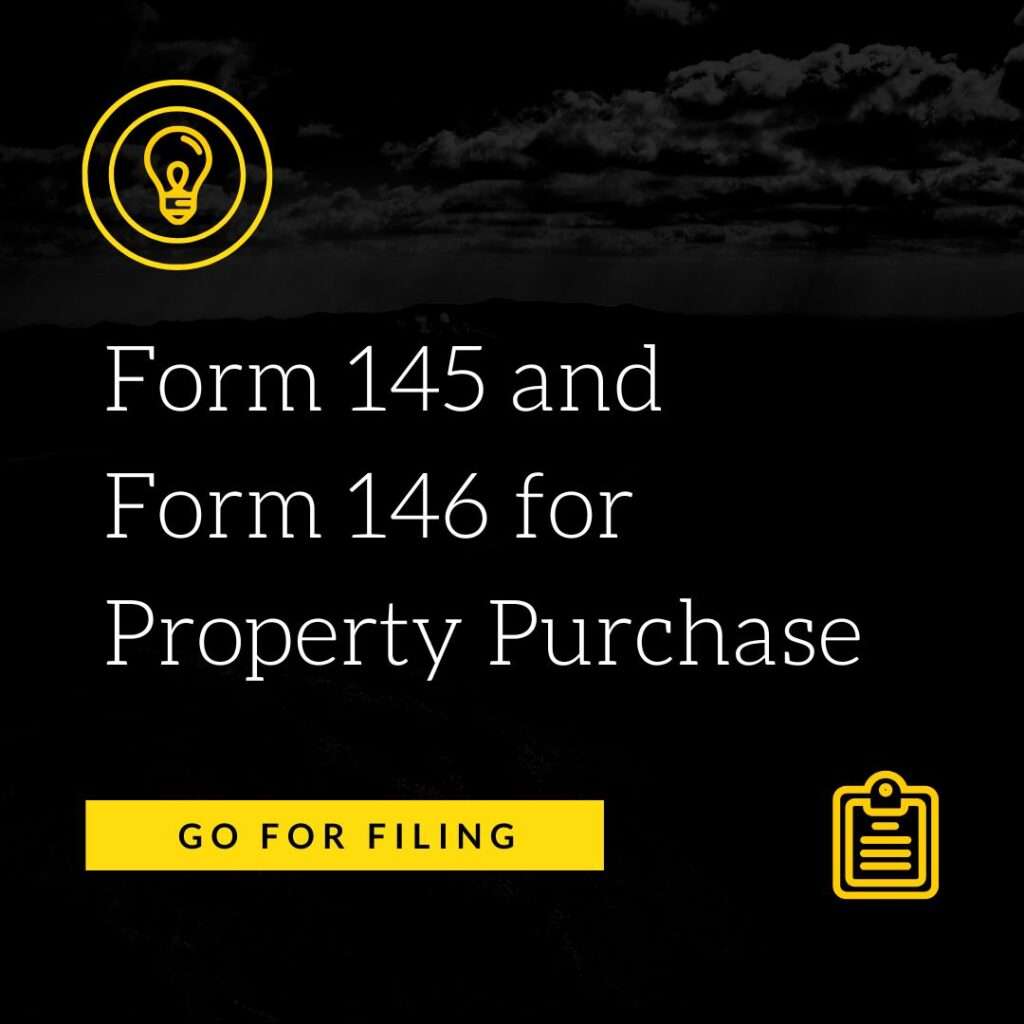 Form 141 for property purchases
