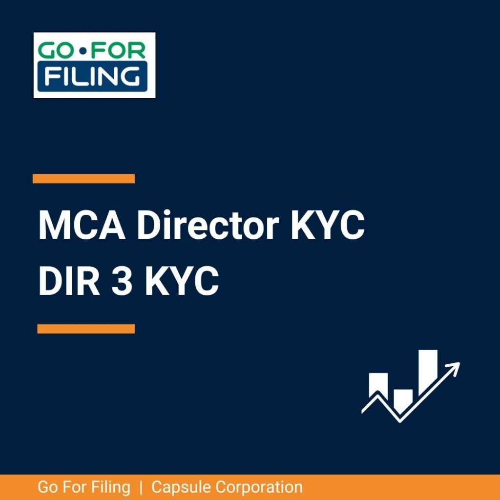 MCA Director KYC DIR 3 KYC
