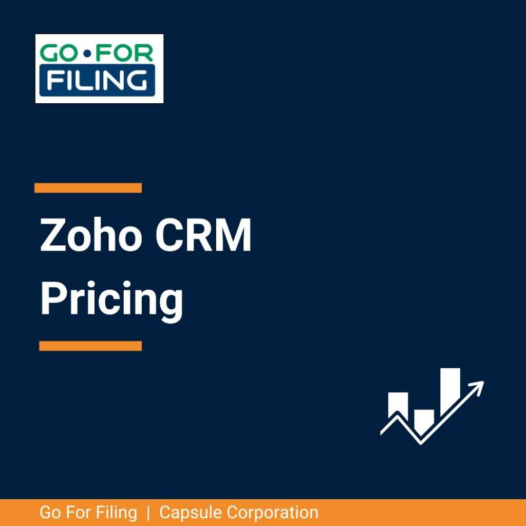 Zoho CRM Pricing