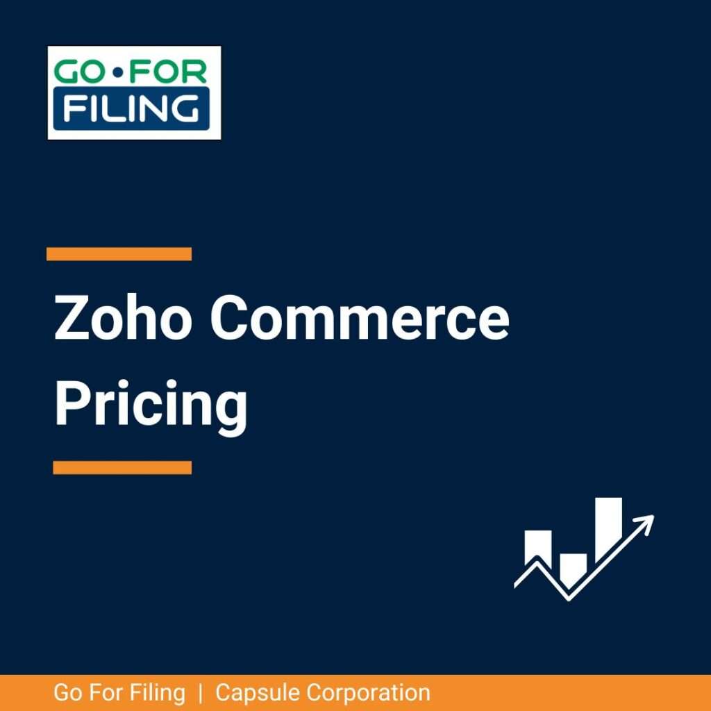 Zoho Commerce Pricing