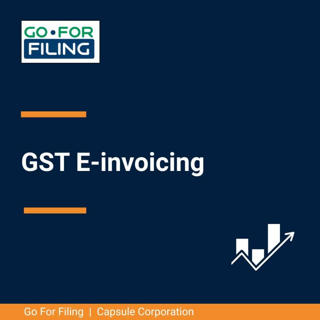 GST E-invoicing