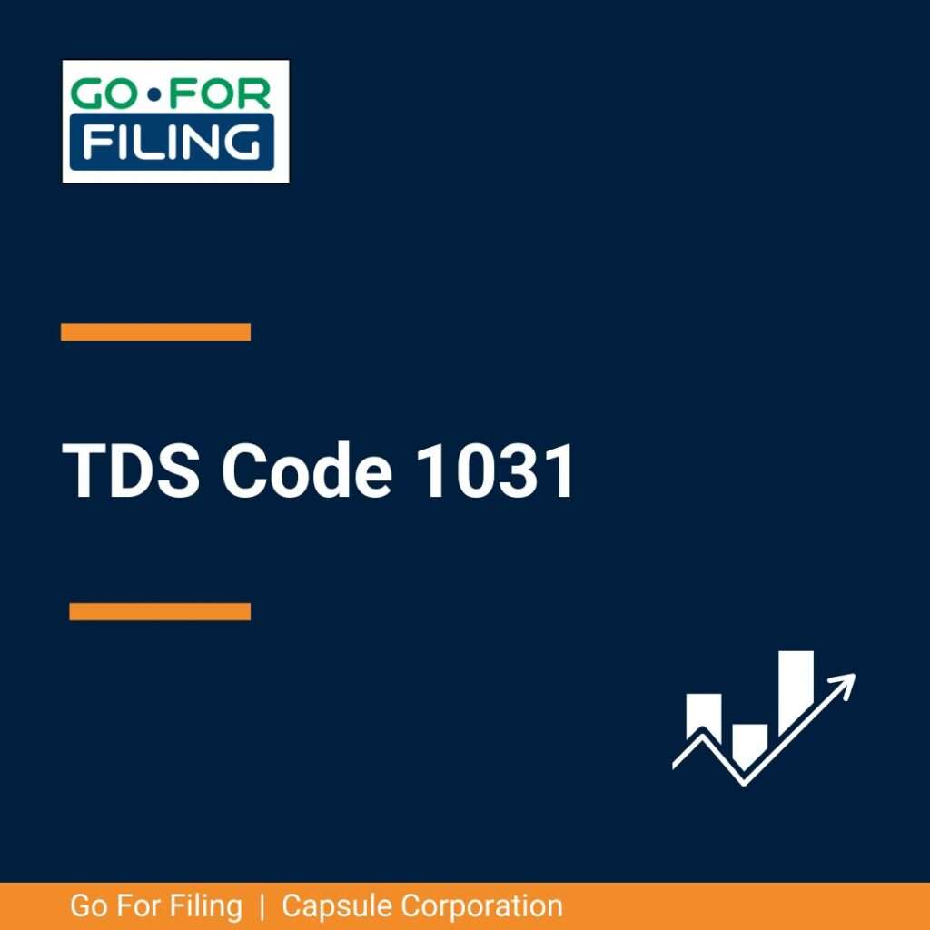 TDS  Code 1031
