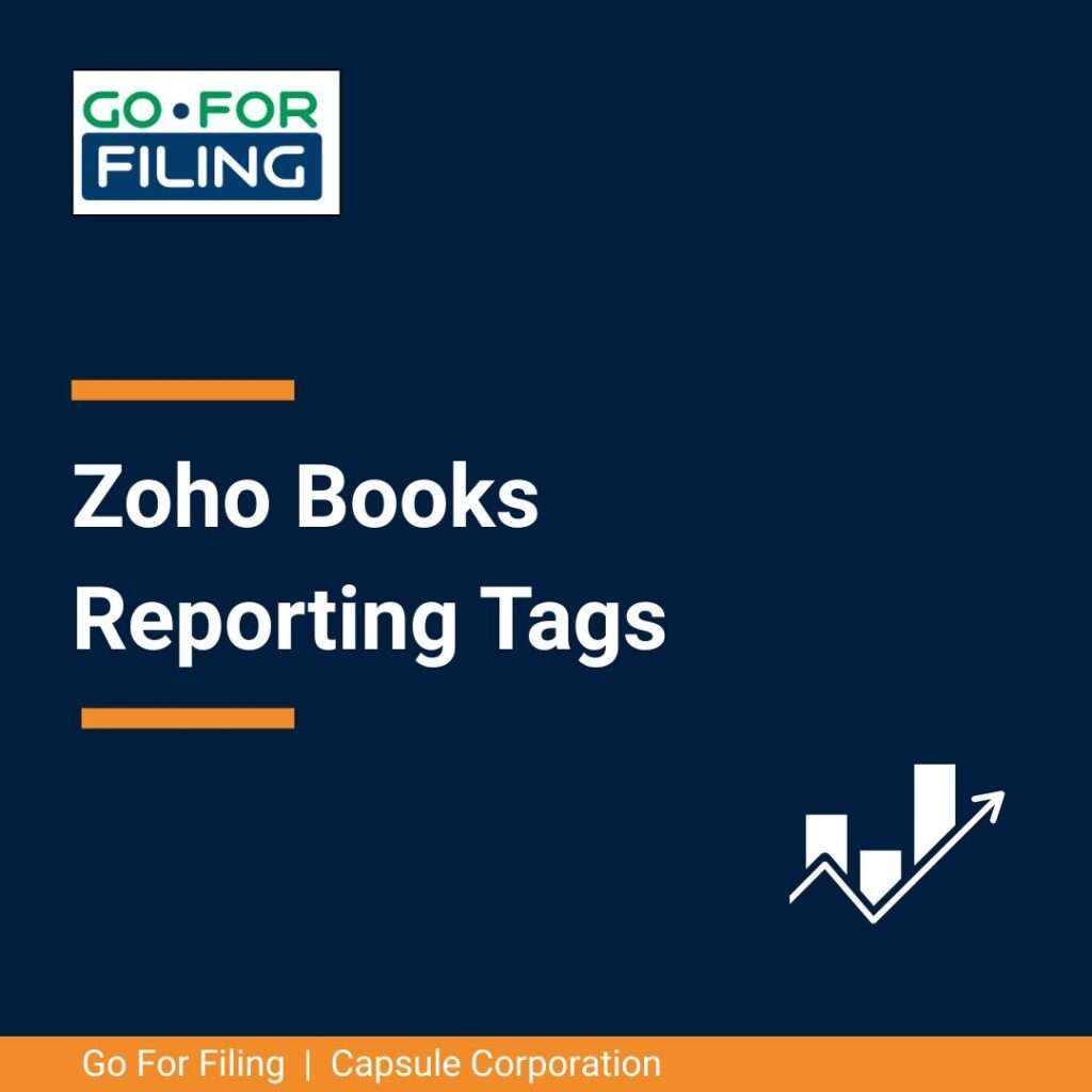 Zoho Books Reporting Tags