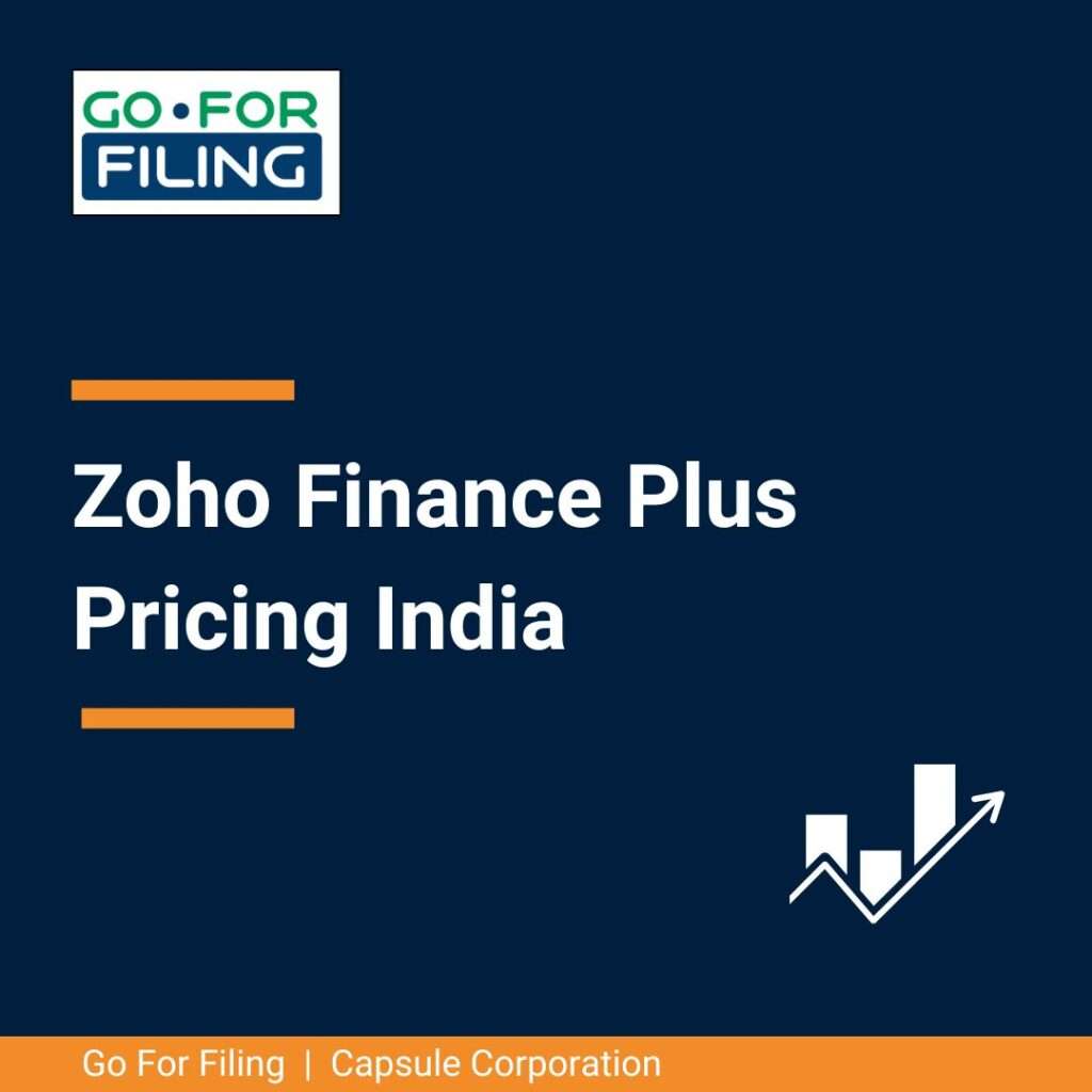 Zoho Finance Plus Pricing India